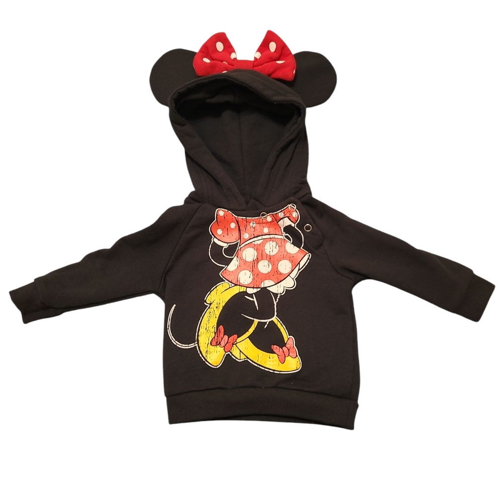 Disney Black and Red Minnie Mouse Hoodie